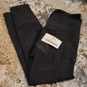 Zyia Black Leggings Nwt 14/16